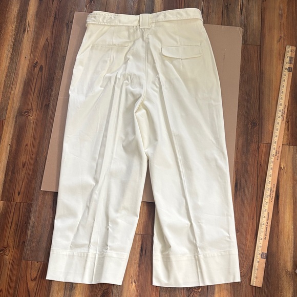 Banana Republic Cream Wide-Leg Pants Sz 14 - Picture 11 of 11